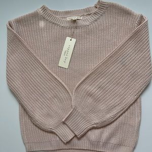 Copper Key Long Blouson Sleeve Pull-Over Knit